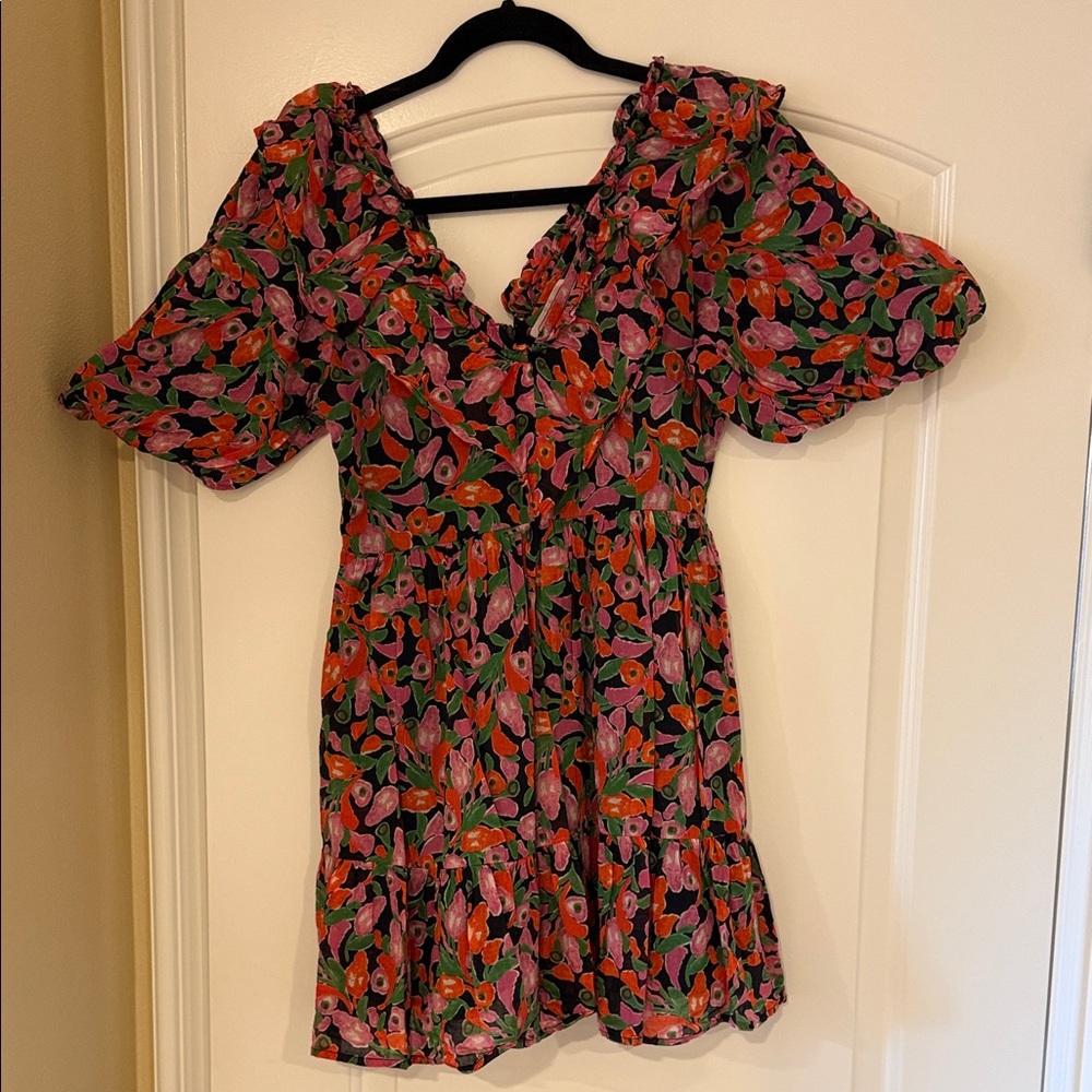 Banjanan Multicolor Floral Mini Dress